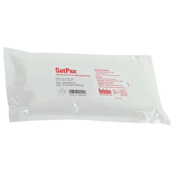 Berkshire Polyester Sterile Cleaning Wipes 9" x 9" - SSP1000.001.24