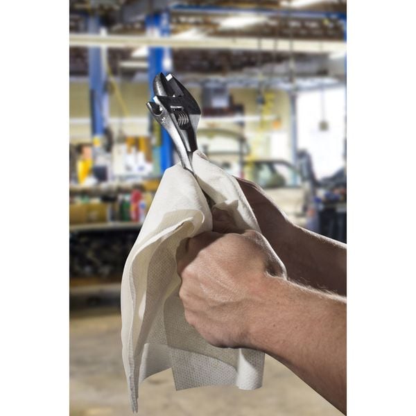 Georgia-Pacific Dry Wipe, F900, Dispenser Box, Flax, 9 in x 16 1/2 in, 72 Sheets, 10 Pack - 29608