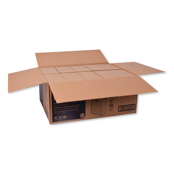 Tork Tork Industrial Paper Wiper Blue W24, Pop-up Box, 10 x 90 Sheets, 440245A - 440245A