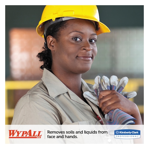 Wypall WypAll Power Clean L40 Extra Absorbent Towels (05796), Limited Use, White, 2 Center-Pull Rolls/Case - KCC 05796