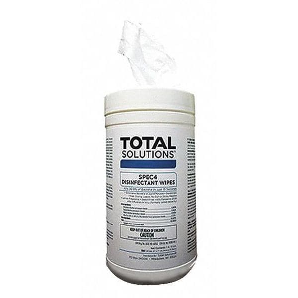 Athea Laboratories Disinfectant Wipes, 6x7in., Canister, Lemon - 1567