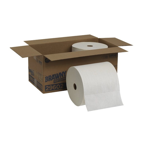 Georgia-Pacific Disposable Wipes Flax Fiber 10.6" x 6.7", White, 690 Sheets/PK 2PK - 29602