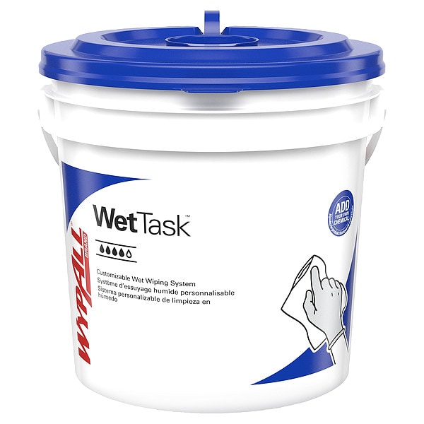 Kimberly-Clark Professional Dry Wipe Roll, White, Hydroknit, 12 in. x 6 in.,  - 6411