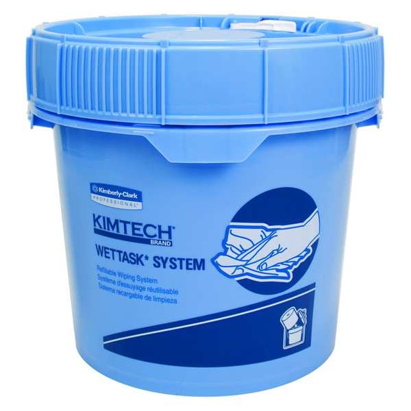 Kimberly-Clark Professional WypAll WetTask Customizable Wet Wiping System Bucket (09361), Blue, Large 3.5 Gal (2 Buckets/Case) - 09361