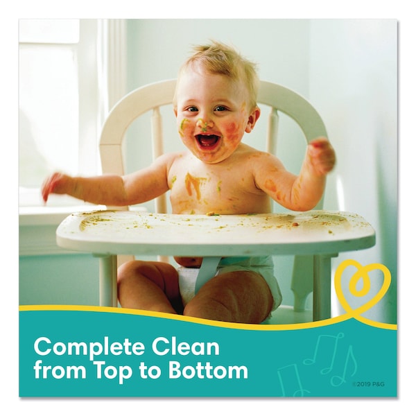 Pampers Complete Clean Baby Wipes, 1-Ply, Baby Fresh, 72 Wipes/Pack, PK8 - 75536