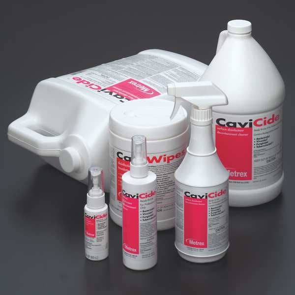 Metrex Disinfecting Wipes, 6 x 6-3/4", 160 Wipes - MACW078100
