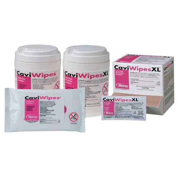 Metrex Disinfecting Wipes, 6 x 6-3/4", 160 Wipes - MACW078100