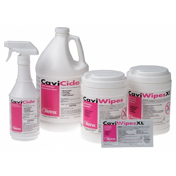 Metrex Disinfecting Wipes, 7 x 9", 45 Wipes - 13-1224