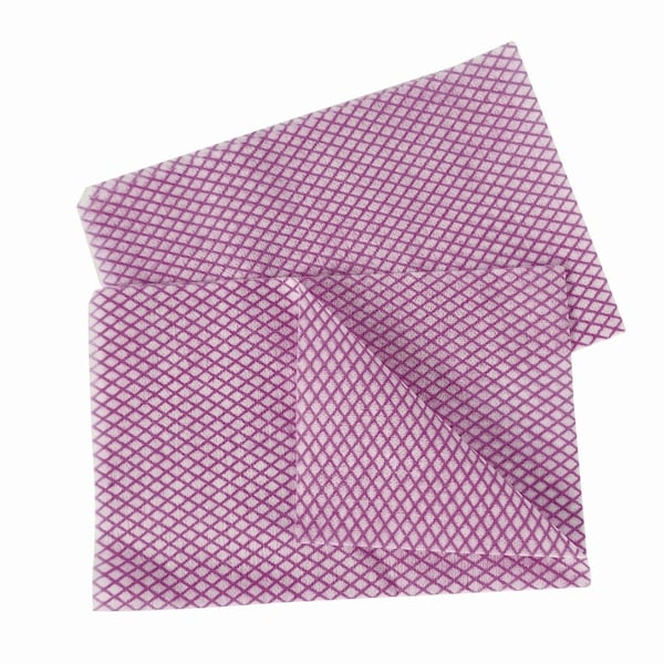 Saniworks Choice Counter Foodservice Wiper, 1-Ply, 12 x 21, Pink/White, 200PK - N-F110QCP