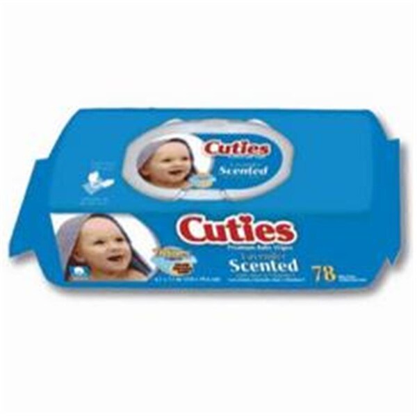 Dukal Baby Wipes, unscented- 6.5 in. x 8.5- in. Soft Pack, 40PK - BWU4024