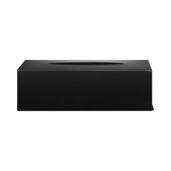 Homepage 3 x 4.7 x 9.4 in. Nexio Tissue Box, Black - HO3342481