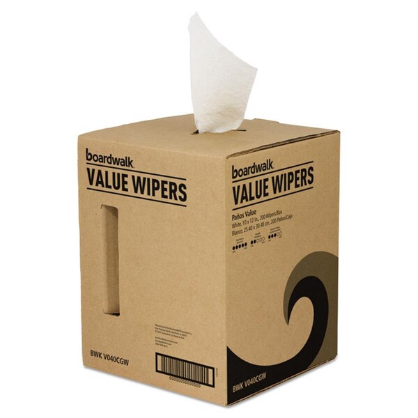 Pinpoint 10 x 12 in. Double Recrepe Wipers - White - PI3752622