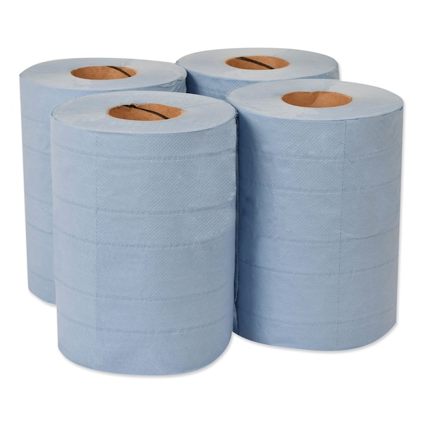 Tork Tork Paper Wiper Centerfeed Blue M2, High Absorbency, 4 x 190 Feet, 132451A - 132451A