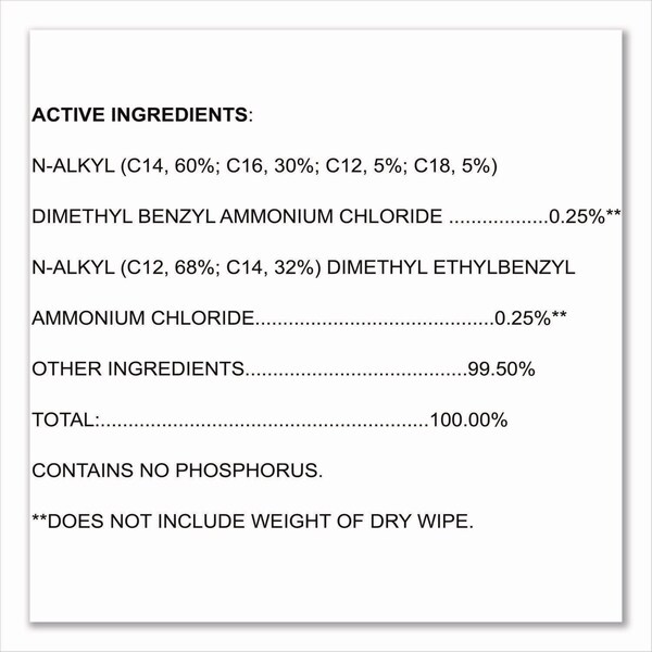 Clorox Cleaner Disinfectant Wipes, 1-Ply, 6" x 5", White, 150/Can, PK6 - 31758