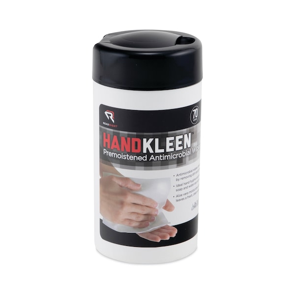 Read Right HandKleen Premoistened Wipes, Cloth, 5 1 - RR1460