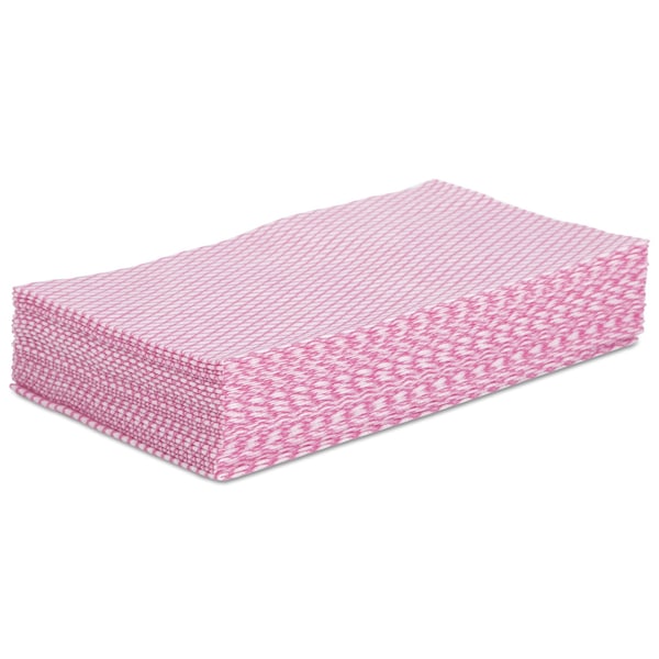 Boardwalk Foodservice Wipers, Pink/White, 12 x 21, PK200 - BWKN8140
