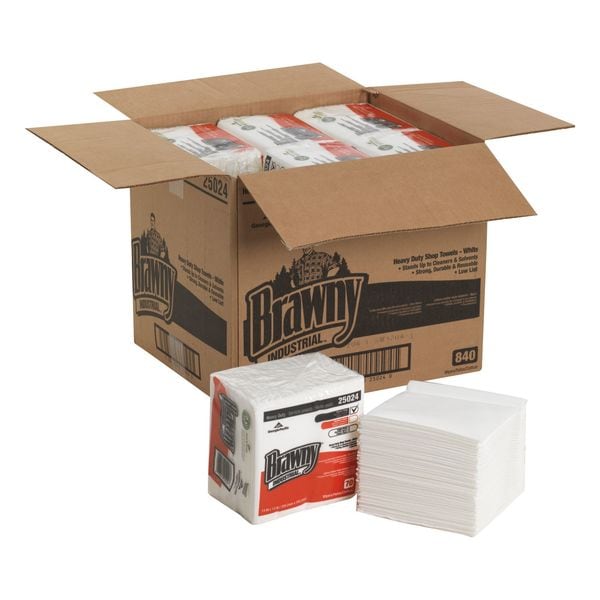 Georgia-Pacific Disposable Wipes, 13" x 13", 12 Pack, 70 Sheets/ Pack - 25024