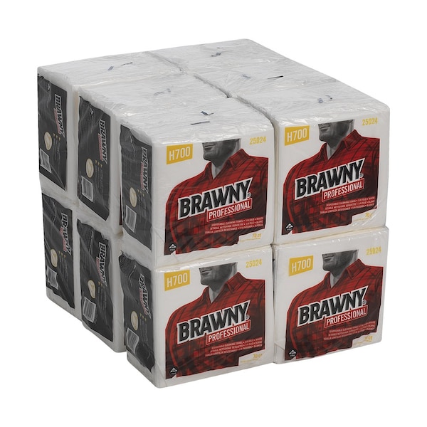 Georgia-Pacific Disposable Wipes, 13" x 13", 12 Pack, 70 Sheets/ Pack - 25024