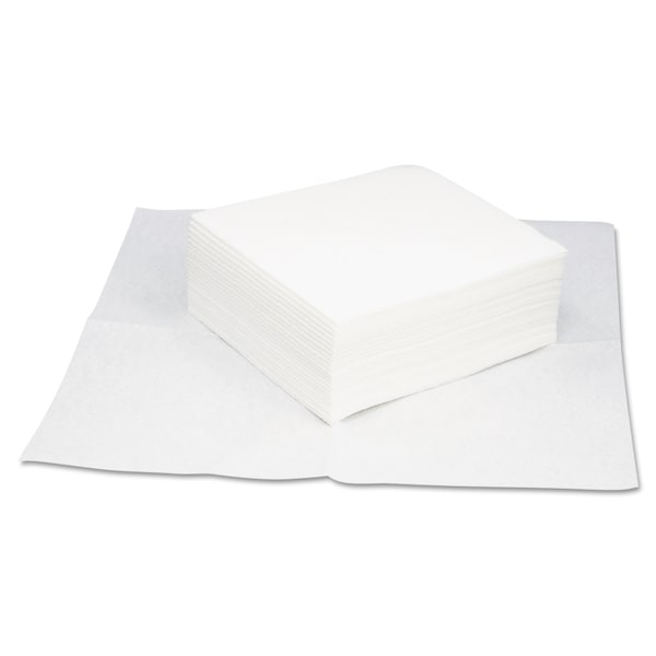 Hospeco TASKBrand Grease & Oil Wipers, 1/4 Fold, 12x13.25, White, 50 Wipers, PK16 - GO-A5500