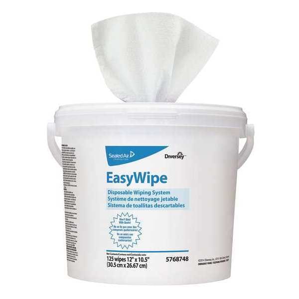 Diversey Polypropylene Disposable Wipes Refill 12" x 10-1/2", 6PK - 5831874