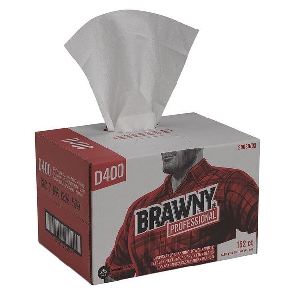 Georgia-Pacific Disposable Wipes, 12-1/2" x 16-5/16", 152 Sheets/ Pack - 20080/03