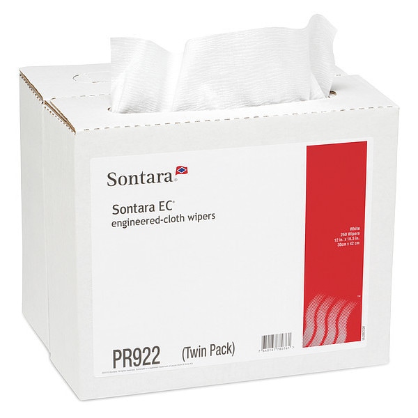 Hospeco Disposble Wipes, 12 In x 16-1/2 In, PK250 - M-PR922