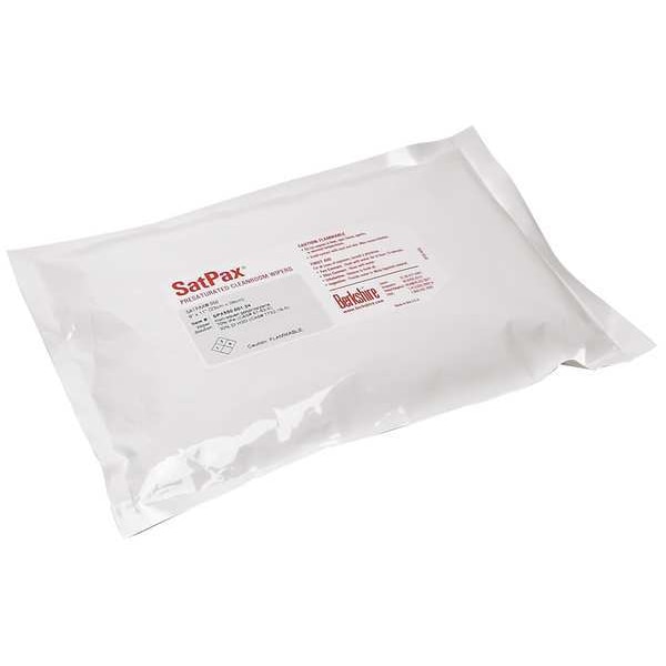 Berkshire Cleanroom Prewet Wipe, 9 x 11", 50 Wipes - SPX550.001.24