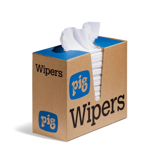 Pig PIG HD Disinfectant Compatible Disp Dry Wip 750 wip/case, 125 wip/box, 6 box/case 16" L x 9.625" W - WIP8328