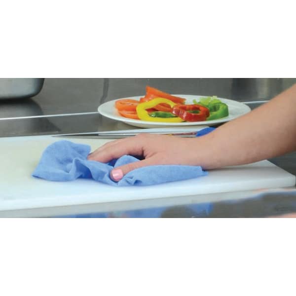Atlantic Mills Atlantic Mills 13.5"x18" Heavy Duty Foodservice Blue Wipe, PK300 - 7300