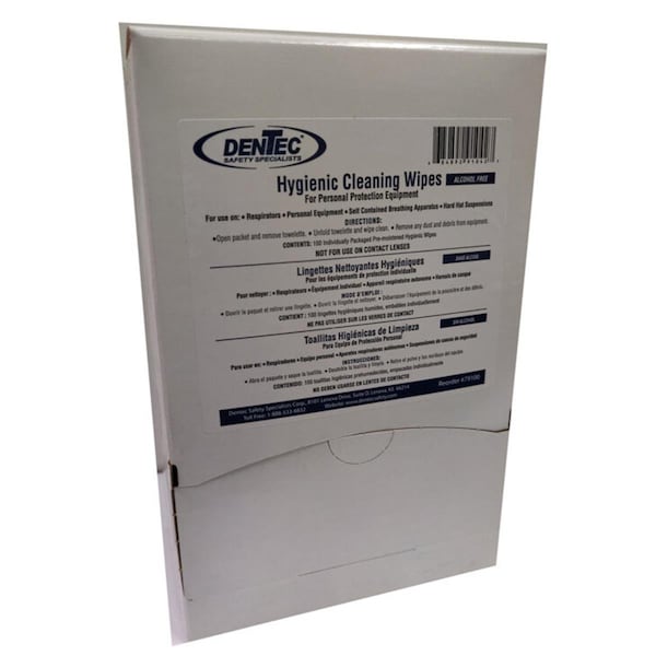 Dentec Alcohol Free Respirator Wipes, 1000PK - DNT-79100