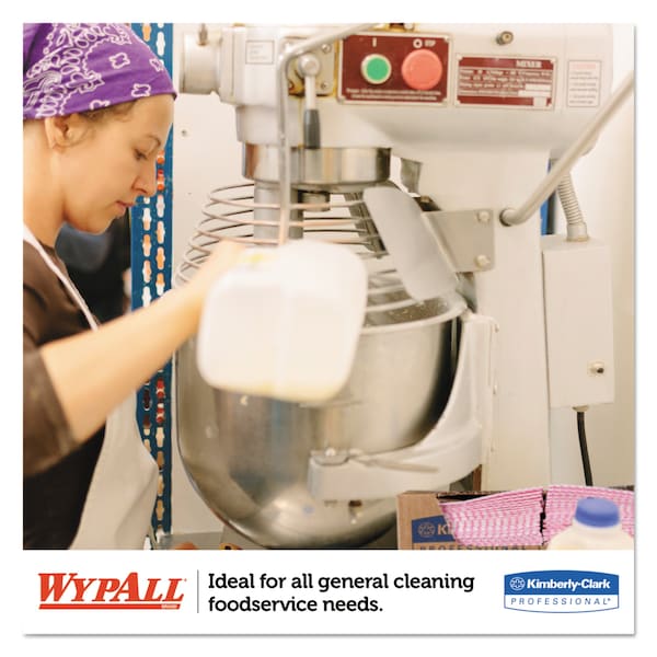 Wypall X70 Wipers, 12 1/2 x 23 1/2, Red, PK300 - KCC 06354