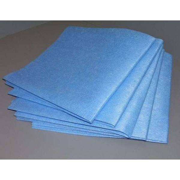 Atlantic Mills Atlantic Mills 13.5"x21" Blue Medium Weight Wiper, PK150 - 8243A
