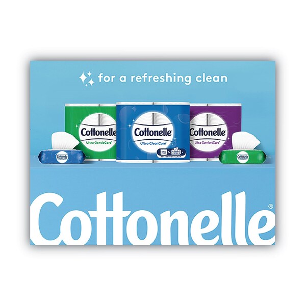Cottonelle Flushable Wet Wipes, Flip-Top Pack, 5 x 7.25, White, 42 Sheets/Pack, 8PK - 51826