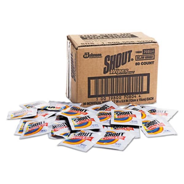 Sc Johnson Shout Stain Treater Individual Wipes - White - SJN686661