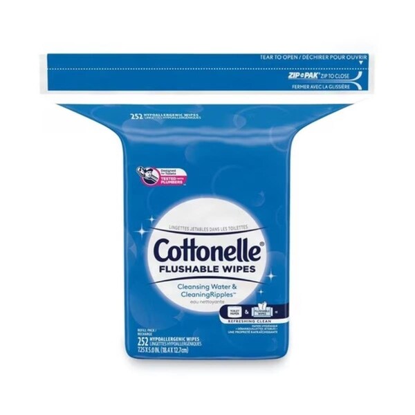 Homecare Products Cottonelle Flushable Wet Wipes, 252PK - HO3746062