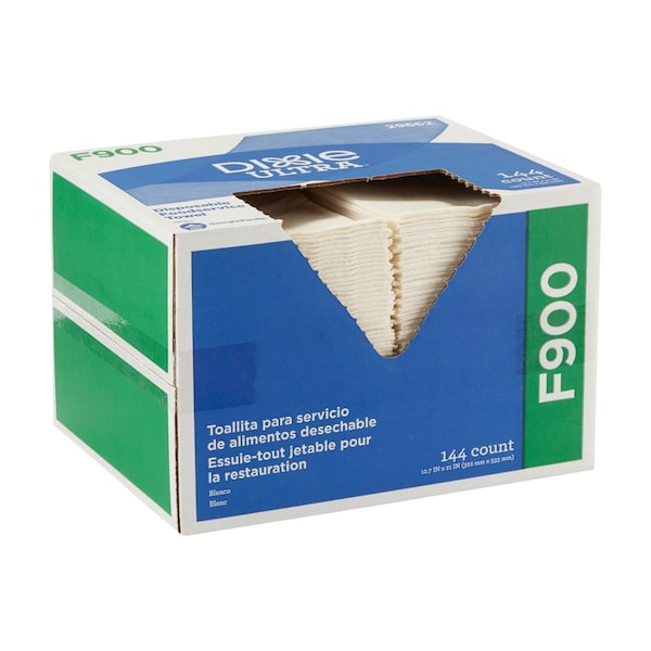 Georgia-Pacific Disposable Wipes, 12-3/4" x 21", 144 Sheets/ Pack - 29662