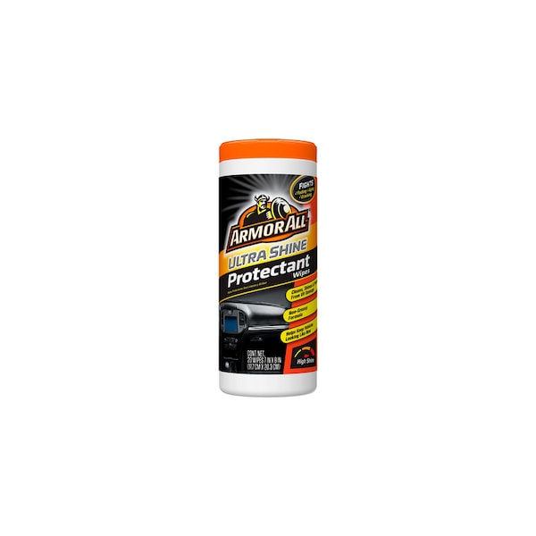 Armor All Armor All Ultra Shine Plastic/Rubber/Vinyl Protectant Wipes 20 ct - 10945