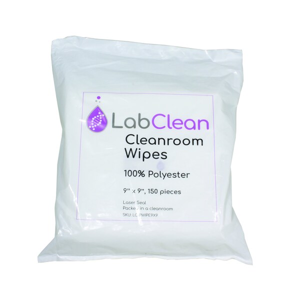 United Scientific Cleanroom Wipes, 55 percent cell, PK10 - PWIPE9X9