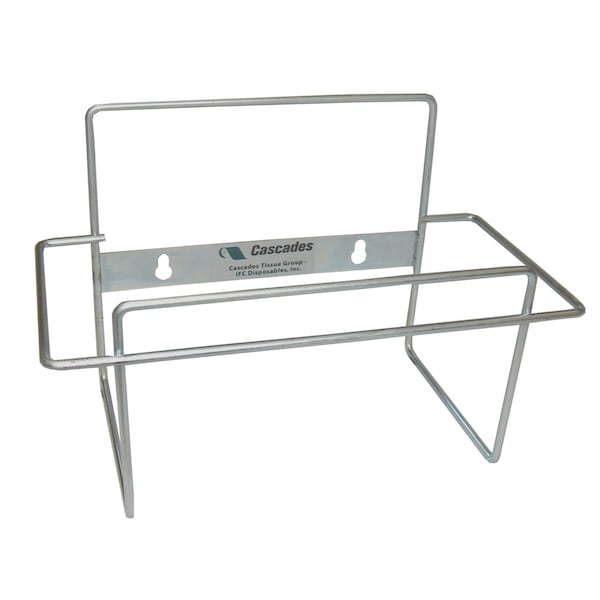 Cascades Pro Tuff-Job Wire Wall Dispenser Mount Silver For Pop-Up Boxes, 12PK - DW01