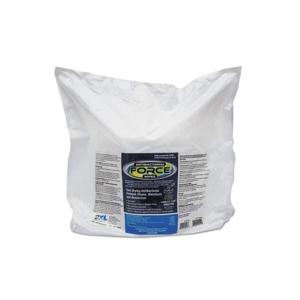 2Xl 2Xl, Force Disinfecting Wipes Refill, 8 X 6, White, 4PK - L4014