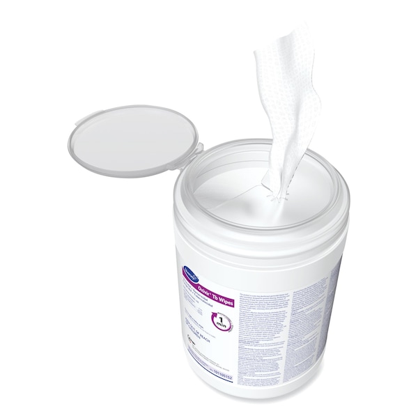 Diversey Oxivir TB Disinfectant Wipes, 6 x 6.9, White, 160/Canister, PK4 - 101105152