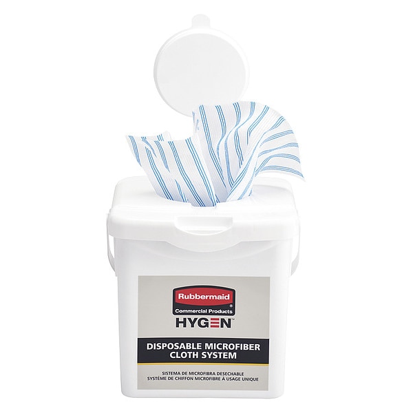 Rubbermaid Commercial Wipes Bucket Dispenser, White, PK4 - 2135007