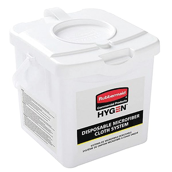 Rubbermaid Commercial Wipes Bucket Dispenser, White, PK4 - 2135007