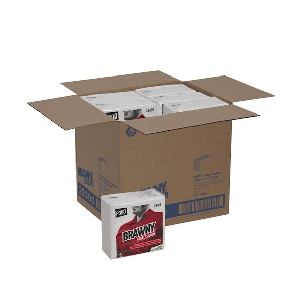 Georgia-Pacific Disposable Towels 13" x 13", 80 Sheets/ Pack, 12PK - 29000
