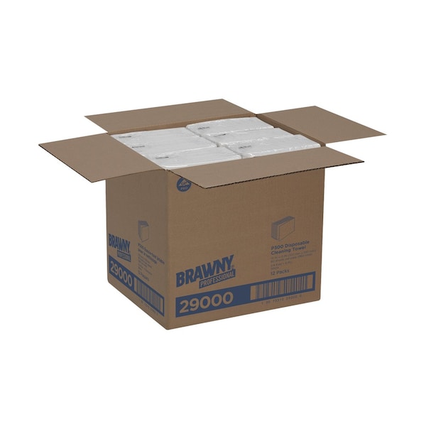 Georgia-Pacific Disposable Towels 13" x 13", 80 Sheets/ Pack, 12PK - 29000