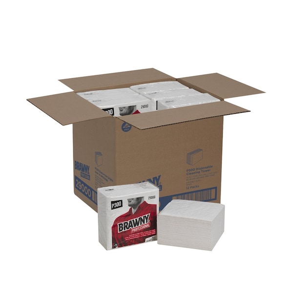 Georgia-Pacific Disposable Towels 13" x 13", 80 Sheets/ Pack, 12PK - 29000