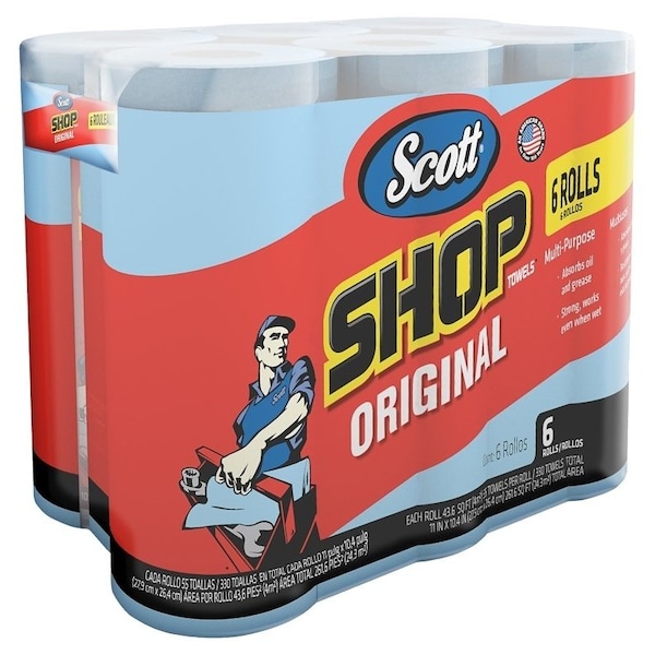 Scotts Scott Shop Towel, 11 in L, 1314 in W - 75180