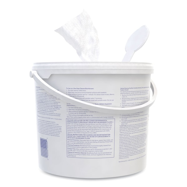 Diversey Oxivir 1 Wipes, 11" x 12", 160/Canister, PK4 - 100850924