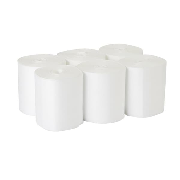 Georgia-Pacific Dry Wipe Roll, Center Pull, Wt, 29710, PK6 - 29710