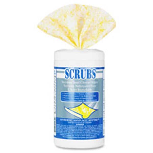 Dymon Scrubs Stainless Steel Cleaner Wipes, 6PK - IT464552